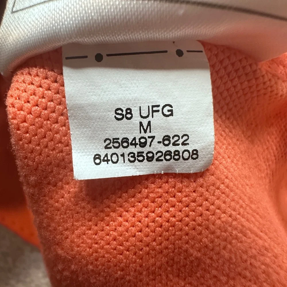 Nike Polo Shirt Mens M Orange Nike Golf Fit Dry Lochinvar Crest 256497-622 S/S